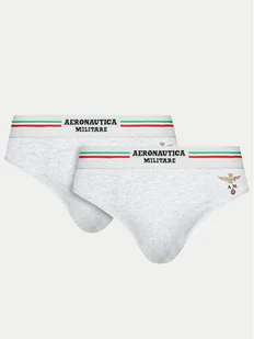 Aeronautica Militare Komplet 2 par slipów AM1USL001 Szary - Majtki męskie - miniaturka - grafika 1