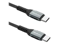 QOLTEC 52358 USB 2.0 type C Cable USB 2.0 type C 100W QC 3.0 PD 1.5m Black - Kable komputerowe i do monitorów - miniaturka - grafika 1