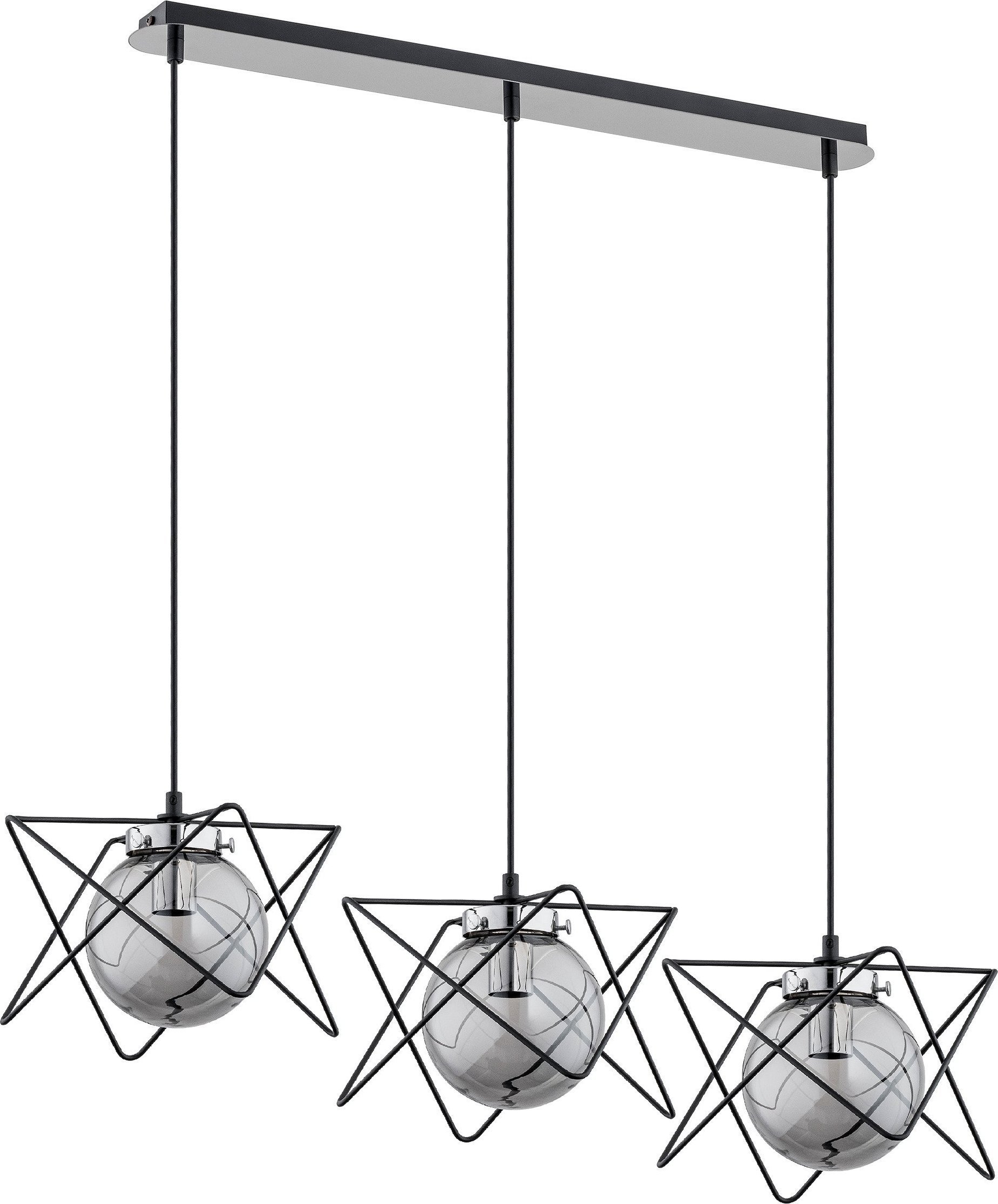 Lampa wisząca Orno CORRADO 3P, lampa wisząca, E14 max. 3x 40W, chrom