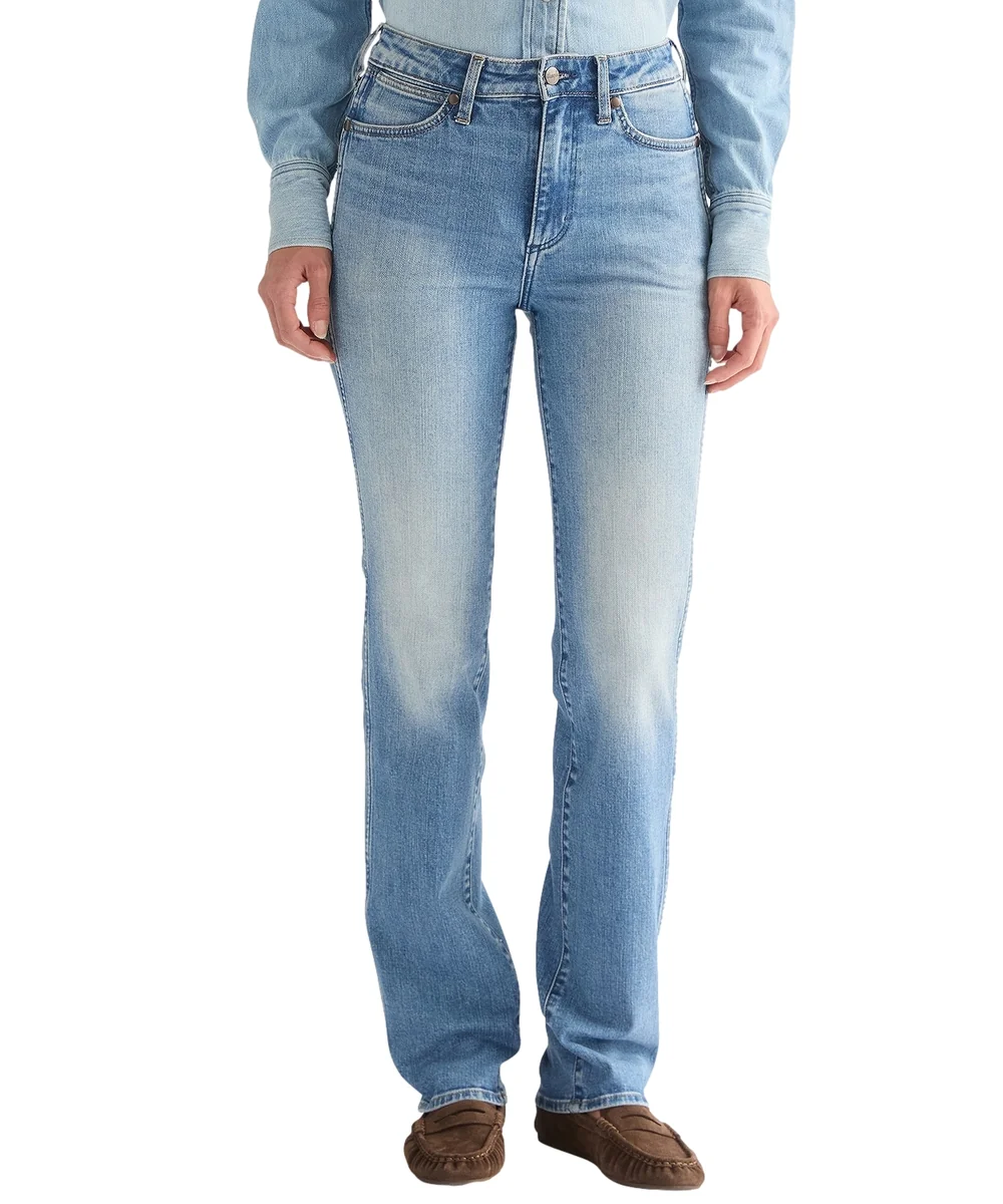 Jeansy Wrangler Straight 112378174 American Blue W 28 / L 32
