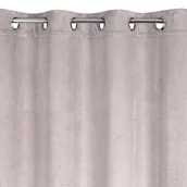 Zasłony - Zasłona Velvet Lili 140 x 250 Przelotka Pudrowy - miniaturka - grafika 1