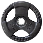 Pozostały sprzęt siłowy - HMS TOK10 TALERZ OLIMPIJSKI OGUMOWANY 10 KG 1AB-17-6-206 - miniaturka - grafika 1