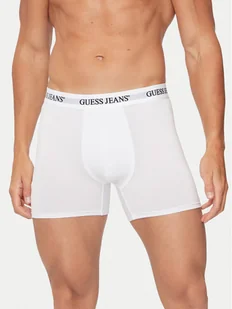 Guess Jeans Bokserki M4BZ42 KBF92 Biały - Majtki męskie - miniaturka - grafika 1
