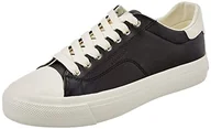 Trampki damskie - GUESS Damskie trampki Jianaa, czarne, 3 UK, Czarny, 36 EU - miniaturka - grafika 1