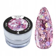 Żele do paznokci - Żel do zdobień EM Nail Paint Premium Glitter Art Gel Luxe 4 - miniaturka - grafika 1