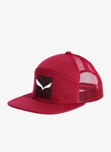 Czapka z daszkiem damska Salewa Pure Salamander Logo Cap - syrah - Czapki damskie - miniaturka - grafika 1