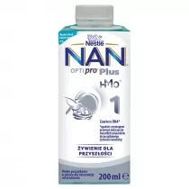 Nestle Nan Optipro Plus 1 HMO Mleko początkowe w płynie dla niemowląt od urodzenia 200 ml - Mleko modyfikowane - miniaturka - grafika 1