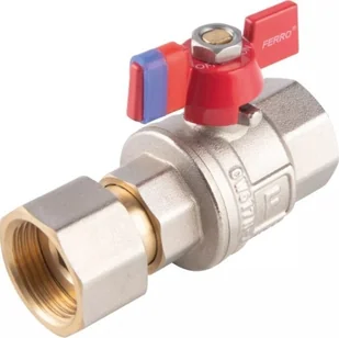 Ferro Zawór kulowy z półśrubunkiem 1/2" Ferro F-Power KFPM1SG - Zawory i kraniki - miniaturka - grafika 1