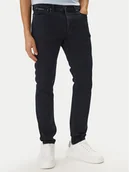 Spodnie męskie - Calvin Klein Jeansy LV04RF930G Czarny Slim Taper Fit - miniaturka - grafika 1