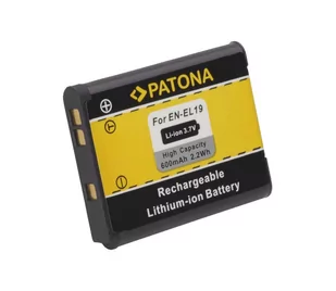 PATONA - Akumulator Nikon EN-EL19 600mAh Li-Ion - Ładowarki i akumulatory - miniaturka - grafika 1