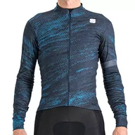 Koszulki męskie - Sportful 1122501 Cliff SUP TH JRS T-shirt męski Galaxy Blue Berry Blue Black L, Galaxy Blue Berry Blue Black, L - miniaturka - grafika 1