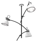 Lampy sufitowe - Candellux ZUMBA LAMPA WISZĄCA 3X40W E14 BIAŁY+CZARNY - miniaturka - grafika 1