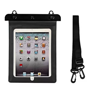 Etui wodoszczelne na tablet PVC z regulowanym paskiem Outdoor - czarne - Etui i futerały do telefonów Etui wodoszczelne na tablet PVC z regulowanym paskiem Outdoor - czarne - Etui i futerały do telefonów - miniaturka - grafika 1