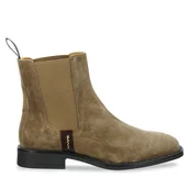 Botki damskie - Sztyblety Gant 31553127 Khaki - miniaturka - grafika 1