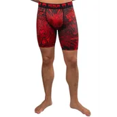 Spodnie sportowe męskie - Venum Vale Tudo Shorts Spodenki Kompresyjne Wolf Atak Black/Red - miniaturka - grafika 1