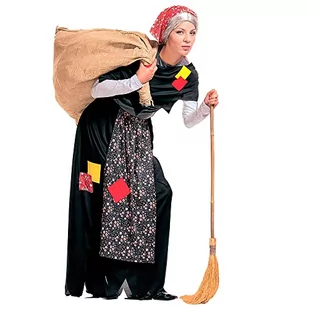 Widmann 35043 Dreikoenigsfest fartuch czarownicy, szal, chusta na głowę, na Boże Narodzenie, imprezę tematyczną 35043, na karnawał, Halloween, wielokolorowy, L - Fartuchy i rękawice kuchenne - miniaturka - grafika 1