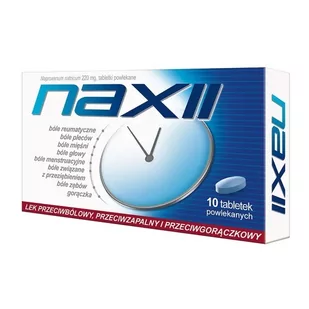 Naxii 220 mg x10 tabletek - Przeziębienie i grypa - miniaturka - grafika 1