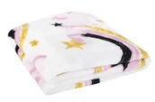 Koce i narzuty dla dzieci - Kocyk dziecięcy niemowlęcy Sweet Dreams 80x110 tęcza - miniaturka - grafika 1