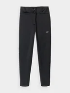 Spodnie narciarskie - 4F Spodnie narciarskie softshellowe membrana 5000 damskie - czarne XS - miniaturka - grafika 1