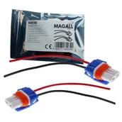 Oświetlenie samochodowe - akcesoria - KOSTKA GNIAZDO ZŁĄCZE WTYK HB3 9005 CERAMICZNE 2 SZT PRZEWODY - miniaturka - grafika 1