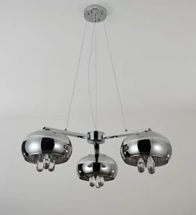 Lumina Deco Deco NOWOCZESNA LAMPA WISZĄCA CHROMOWANA TOSSO TRIO LDP 8066-3-200 (CHR) - Lampy sufitowe - miniaturka - grafika 1