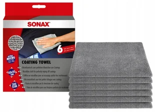 Sonax Coating Towel Mikrofibra Do Powłok 6 Szt. - Akcesoria do mycia samochodu - miniaturka - grafika 1