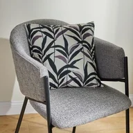 Poszewki na poduszki - Poszewka Folda liście 40 cm x 40 cm beżowo-zielony - miniaturka - grafika 1