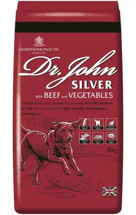 Dr John Silver Beef 15 kg - Sucha karma dla psów - miniaturka - grafika 1