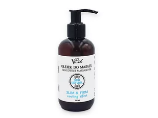 Naturalny wegański olejek do masażu VCee 200 ml Slim & Firm Cooling effect - Olejki i świece do masażu - miniaturka - grafika 1