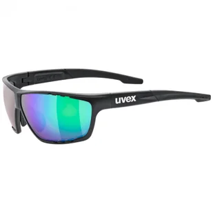 Okulary sportowe Uvex Sportstyle 706 CV Kolor: czarny/zielony - Okulary przeciwsłoneczne - miniaturka - grafika 1