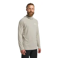 Kurtki męskie - Męska bluza z kapturem Jack Wolfskin PRELIGHT SWIFT HOODY M seal - S - miniaturka - grafika 1
