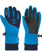 Rękawiczki dla dzieci - Trollkids Rękawice funkcyjne "Trolltunga" w kolorze niebiesko-granatowym - miniaturka - grafika 1
