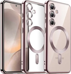 Etui Supero do Samsung Galaxy A56 5G, przezroczysto-różowe - Etui i futerały do telefonów - miniaturka - grafika 1