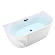 Wanny - Wanna wolnostojąca przyścienna korek czarny 170 cm Carlo Led Hydrosan - miniaturka - grafika 1