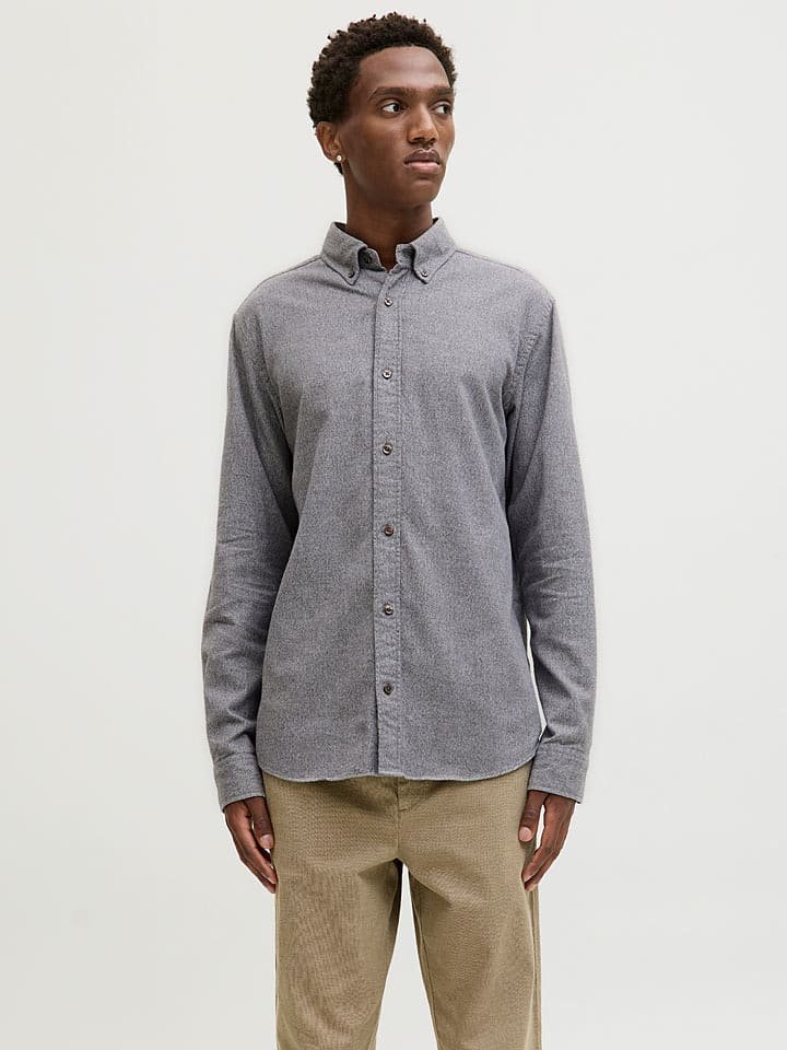 Jack & Jones Koszula - Regular fit - w kolorze szarym