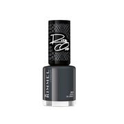 Lakiery do paznokci - Rimmel Rita Ora 8 ml Lakier do paznokci 905 Girl In Grey - miniaturka - grafika 1