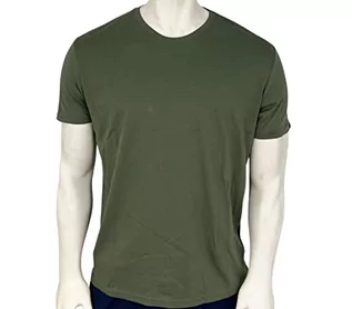 Koszulki męskie - ALPHA INDUSTRIES Koszulka męska, 142-Dark Olive, XL - grafika 1