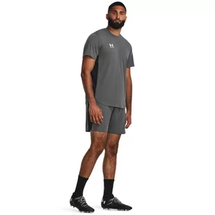 Męskie spodenki treningowe Under Armour UA M's Challenger Knit Short - granatowe - UNDER ARMOUR - Spodnie sportowe męskie - miniaturka - grafika 1