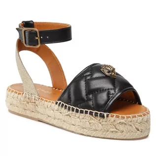 Espadryle damskie - Kurt Geiger Espadryle Morella Eagle Sandal 8879600109 Black - grafika 1