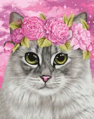 Malowanie po numerach - Malowanie po numerach Korona kwiatowa - miniaturka - grafika 1