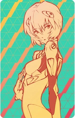 Plakat Anime Neon Genesis Evangelion NGE_296 A2 Custom Manga