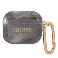Akcesoria do słuchawek - Guess GUA3UNMK AirPods 3 cover czarny/black Marble Collection - miniaturka - grafika 1