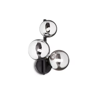 Ideal Lux Kinkiet PERLAGE AP3 czarna 271439 271439/IL - Lampy ścienne - miniaturka - grafika 1