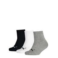 Skarpetki damskie - Skarpety unisex Puma Core KIDS QUARTER 3P wielokolorowe 90737508 - 23-26 - miniaturka - grafika 1