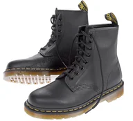 Botki męskie - glany DR. MARTENS - DM 1460 BLACK GREASY (DM11822003)-36 - miniaturka - grafika 1