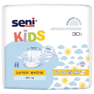 Seni Kids Junior Extra (16-30Kg) 30Szt. - Pieluchy dla dorosłych - miniaturka - grafika 1