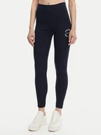 Legginsy - Tommy Hilfiger Legginsy UW0UW05893 Granatowy Slim Fit - miniaturka - grafika 1