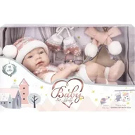 Lalki dla dziewczynek - Noworodek z szalikiem i rękawiczkami - 38 cm - miniaturka - grafika 1