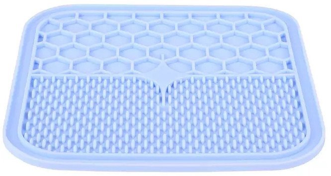 ZOLUX Mata silikonowa do lizania dla psa i kota L Giant niebieska 30x30 cm