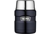 Termosy - Thermos King 123188.0 pojemnik termiczny na żywność, pojemność: 450 ml, kolor ciemnoniebieski 123188 - miniaturka - grafika 1